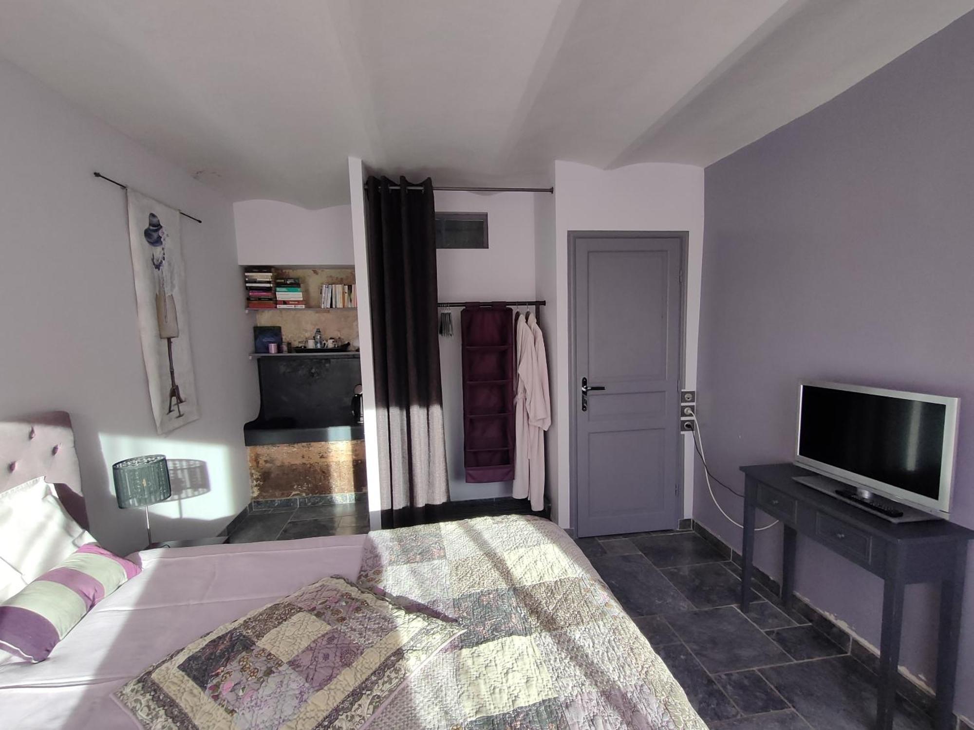 Maison d'Hôtes Côté Cour Rasteau Quarto foto